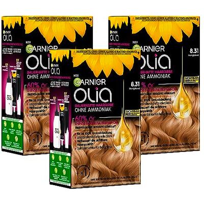 GARNIER Honingblond Olia Permanente Haarverf - Haarverf GARNIER Honingblond Olia Permanente Haarverf - Haarverf