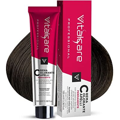 Vitalcare Haarkleurcrème met zijdeproteïnen, nr. 5/00 lichtbruin Vitalcare Haarkleurcrème met zijdeproteïnen, nr. 5/00 lichtbruin