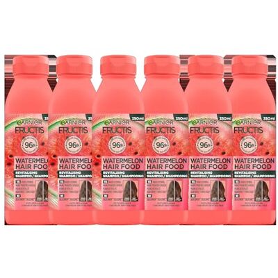 Fructis Garnier Hair Food Watermelon Shampoo 6 x350ml Futloos haar Fructis Garnier Hair Food Watermelon Shampoo 6 x350ml Futloos haar