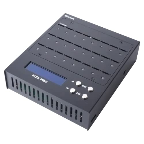 EZ DUPE Micro SD (TF) kopieerapparaat – 1 tot 23 microSD-geheugenkaarten kopieerapparaat (Flexpro serie)