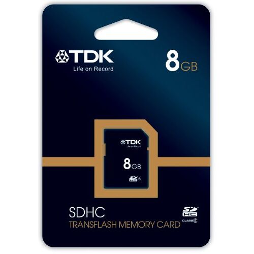 Imation TDK 8GB SDHC geheugenkaart klasse 4 geheugenkaarten (8 GB, SDHC, klasse 4, zwart)