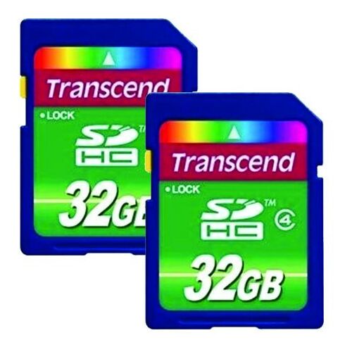 Transcend Olympus PEN E-P5 Digitale Camera Geheugenkaart 2 x 32 GB Veilige Digitale Hoge Capaciteit (SDHC) Geheugenkaarten (2 Pack)