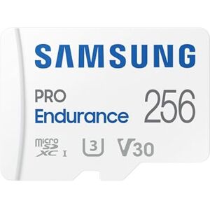 Samsung PRO EndurancemicroSD-geheugenkaart, 256GB microSDXC UHS-I U3 100MB/s Video Monitoring Memory Card met Adapter, MB-MJ128KA Samsung PRO EndurancemicroSD-geheugenkaart, 256GB microSDXC UHS-I U3 100MB/s Video Monitoring Memory Card met Adapter, MB-MJ128KA