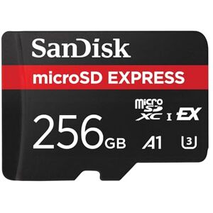 SanDisk microSD Express kaart 256GB Works with Nintendo Switch™ 2 (ideaal voor 4K UHD, Leessnelheden tot 880 MB/s, Schrijfsnelheid tot 650 MB/s, A1, U3, RescuePRO Deluxe) SanDisk microSD Express kaart 256GB Works with Nintendo Switch™ 2 (ideaal voor 4K UHD, Leessnelheden tot 880 MB/s, Schrijfsnelheid tot 650 MB/s, A1, U3, RescuePRO Deluxe)