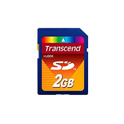 Transcend TS2GSDC SD 2GB geheugenkaart, blauw Transcend TS2GSDC SD 2GB geheugenkaart, blauw