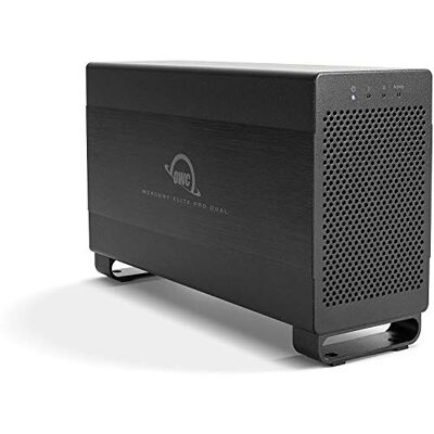 OWC Mercury Elite Pro Dual (0 TB) Dual-Bay Performance RAID Storage Enclosure with Thunderbolt 2 and USB 3.2 (5Gb/s) OWC Mercury Elite Pro Dual (0 TB) Dual-Bay Performance RAID Storage Enclosure with Thunderbolt 2 and USB 3.2 (5Gb/s)