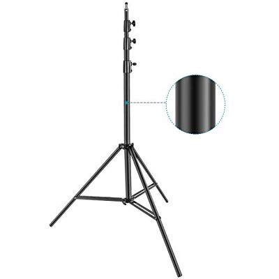 NEEWER Heavy Duty lichtstandaard, metalen 13ft/4m verstelbare fotografie statief standaard met ingebouwd veerkussen en 1/4 "schroef voor studio LED-licht, DSLR-camera, maximale belasting: 10 kg - NEEWER Heavy Duty lichtstandaard, metalen 13ft/4m verstelbare fotografie statief standaard met ingebouwd veerkussen en 1/4 "schroef voor studio LED-licht, DSLR-camera, maximale belasting: 10 kg -