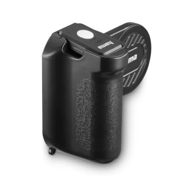 Hama MagGrip magnetische handgreep voor mobiele telefoon, multifunctionele smartphonehouder, Bluetooth-trigger inbegrepen, 360° draaibaar, met 1/4 inch schroefdraad voor statief, klein, licht, zwart Hama MagGrip magnetische handgreep voor mobiele telefoon, multifunctionele smartphonehouder, Bluetooth-trigger inbegrepen, 360° draaibaar, met 1/4 inch schroefdraad voor statief, klein, licht, zwart