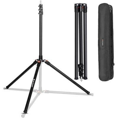 K&F CONCEPT Heavy Duty Light Stand, Adjustable Height Maximum 90.5"/2.3m, Aluminum Alloy with Case for Photography/Studio/Youtube Video/Live Streaming K&F CONCEPT Heavy Duty Light Stand, Adjustable Height Maximum 90.5"/2.3m, Aluminum Alloy with Case for Photography/Studio/Youtube Video/Live Streaming