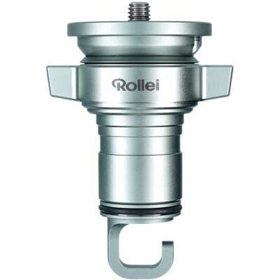 Rollei Nivelleringsadapter voor Lion Rock Pro, stabiel in 360 graden, flexibel kantelbaar, tot 20 kg belastbaar Rollei Nivelleringsadapter voor Lion Rock Pro, stabiel in 360 graden, flexibel kantelbaar, tot 20 kg belastbaar
