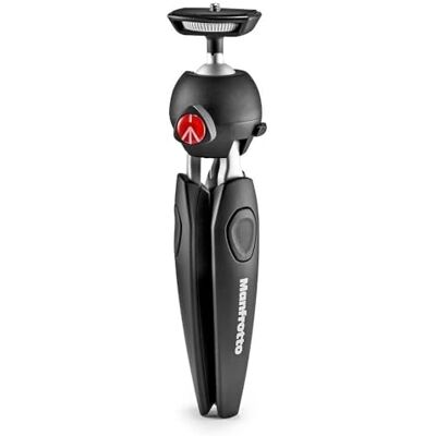 Manfrotto MTPIXIEVO-BK Treppiedi da Tavolo a 2 Sezioni, per Fotocamere Compatte, Mirrorless, ALluminio, Nero Manfrotto MTPIXIEVO-BK Treppiedi da Tavolo a 2 Sezioni, per Fotocamere Compatte, Mirrorless, ALluminio, Nero