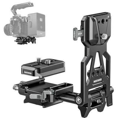 NEEWER Opvouwbare V-Mount Batterijplaat met Arca Type Camera Baseplate voor RS4 RS3 Gimbal & Statief, Lichtgewicht DSLR Camera Video Rig Compatibel met SmallRig V Lock Batterij & Kooi, PS015 NEEWER Opvouwbare V-Mount Batterijplaat met Arca Type Camera Baseplate voor RS4 RS3 Gimbal & Statief, Lichtgewicht DSLR Camera Video Rig Compatibel met SmallRig V Lock Batterij & Kooi, PS015