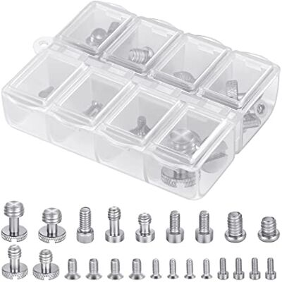 NEEWER 26 stuks camera schroeven set voor fotografie apparatuur, inclusief 1/4" 3/8" M2 M2,5 M3 en M4 schroeven compatibel met SmallRig Camera Cage, Top handvat, Side Handle Grip, statief QR 1/4 inch 3/8 inch M2 M2.5 M3 en M4 schroeven, compatibel met NEEWER 26 stuks camera schroeven set voor fotografie apparatuur, inclusief 1/4" 3/8" M2 M2,5 M3 en M4 schroeven compatibel met SmallRig Camera Cage, Top handvat, Side Handle Grip, statief QR 1/4 inch 3/8 inch M2 M2.5 M3 en M4 schroeven, compatibel met