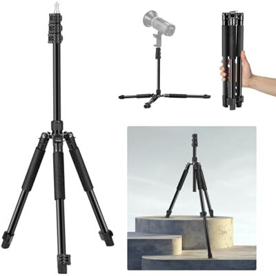 NEEWER Fotografie Light Stand, 1.5-6.4ft/47-195cm Aluminium Omkeerbaar Studio Verlichting Statief, Draagbare Telefoon Video Stand w/1/4 inch Schroef voor Strobe Light Camera Softbox, 6,6 lb/3 kg NEEWER Fotografie Light Stand, 1.5-6.4ft/47-195cm Aluminium Omkeerbaar Studio Verlichting Statief, Draagbare Telefoon Video Stand w/1/4 inch Schroef voor Strobe Light Camera Softbox, 6,6 lb/3 kg