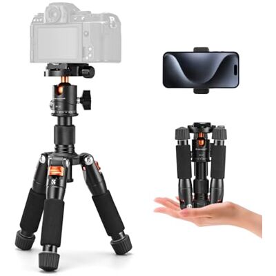 K&F CONCEPT Desktop Mini Statief voor Camera, 52cm Compact Statief met 360° Low Profile Ball Head, 1/4" Schroef Reisstatief Quick Release Plaat voor Camera Video Camcorder, Draagvermogen 6 kg K&F CONCEPT Desktop Mini Statief voor Camera, 52cm Compact Statief met 360° Low Profile Ball Head, 1/4" Schroef Reisstatief Quick Release Plaat voor Camera Video Camcorder, Draagvermogen 6 kg