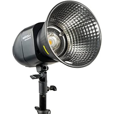 Walimex pro Newcomer 100 II studioflitser, led-studiolicht met radio, studiolamp met hoge lichtopbrengst, studioflitser met oververhittingsbeveiliging, ideaal voor fotostudio Walimex pro Newcomer 100 II studioflitser, led-studiolicht met radio, studiolamp met hoge lichtopbrengst, studioflitser met oververhittingsbeveiliging, ideaal voor fotostudio
