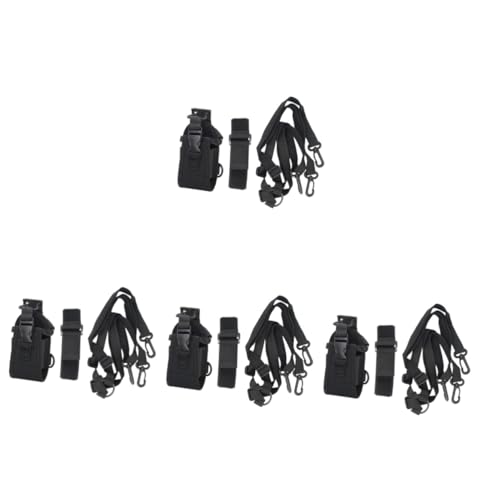 Homoyoyo 4 Sets Brandweeruitrusting Radio Plicht Riem Radio Riem Radio Opbergtas Radio Schouderriem Brandweerman S Radio Houder Radio Draagtas Radio Zakje Outdoor Nylon Walkie