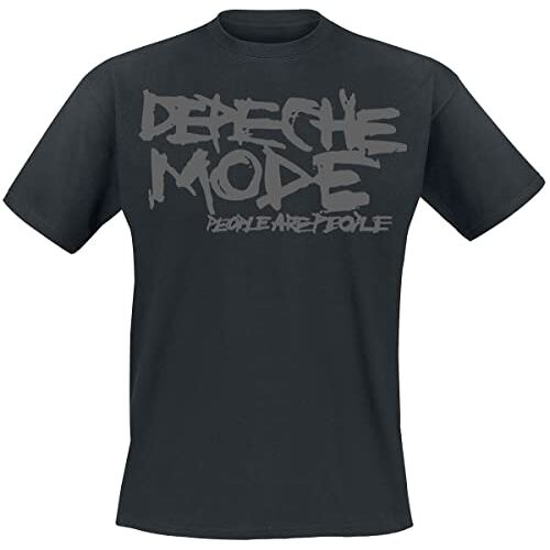 Depeche Mode People Are People T-shirt zwart L 100% katoen Band merch, Bands