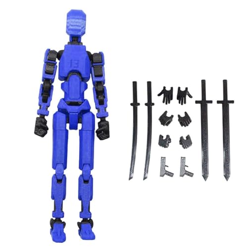 Kytxqikd Fun 13 actiefiguur 3D-geprint, meergewrichtig beweegbaar figuur T13 actiefiguur uniek 13 actiefiguur decoratieve dummy E