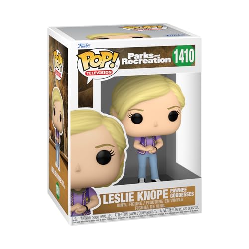 Funko POP! TV: Parks & Recreation Leslie Knope (Godin) Parken en recreatie Vinylfiguur om te verzamelen Cadeau-idee Officiële Merchandise Speelgoed voor kinderen en volwassenen Tv-fans