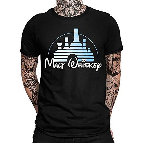 Quattro Formatee Malt Whiskey Dreams Come True Drinker Parodie Islay Malt Scotch Whiskyliefhebbers heren T-shirt, Whiskey 02 Man, L