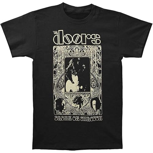 BsLongYXJ The Doors Break On Through Mens T Shirt Black XL