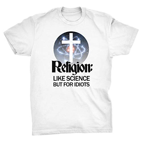 Generic Religie als wetenschap T-shirt, Wit, 5XL