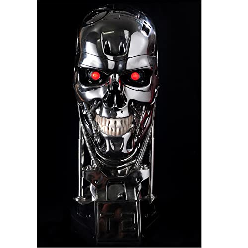 WUSONGDH Terminator T2 T800 Replica Skeleton Bust 1:1 schaal replica
