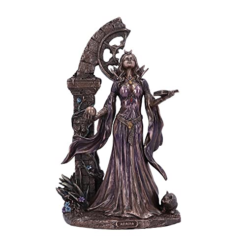 Nemesis Now Aradia De Wicca Koningin van Heksen Beeldje, Brons, 25cm