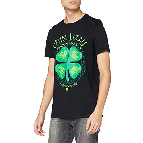 Thin Lizzy Plastic Head T-shirt voor heren met muziek en film, zwart zwart, S