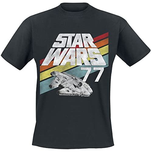Star Wars 77 T-shirt zwart XXL 100% katoen Duurzaamheid, Fan merch, Film, TV-series
