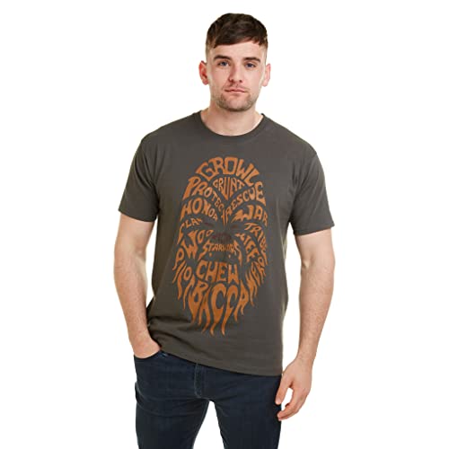 Star Wars Chewbacca T-shirt voor heren, Antraciet., S