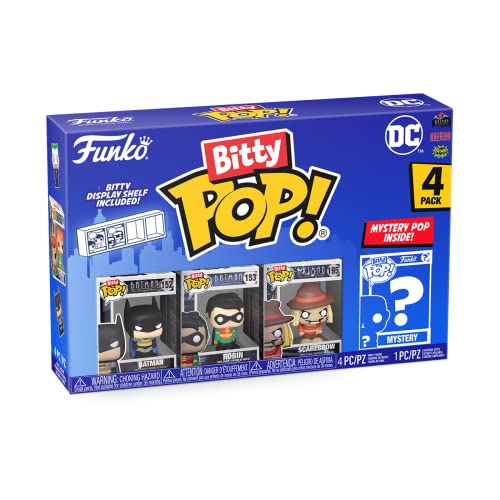 Funko EEN BEETJE POP! : DC Batman 4PK (stijlen kunnen variëren)