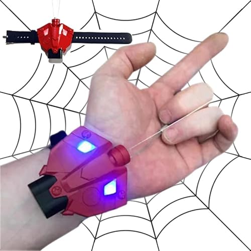 USMEI Superhero Spider Web Shooter Brazers, nieuwe zijdewerper, Spider 2022, webshooter Real Web shooter, Black Technology speelgoed voor kinderen, superhelden, cosplay