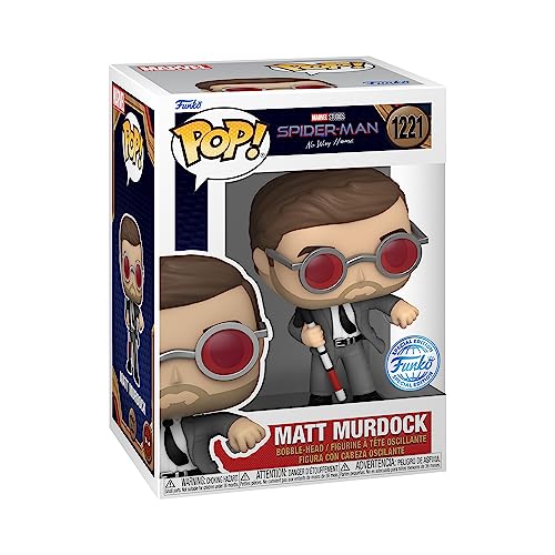 Funko POP! Marvel: Spider-Man: No Way Home Matt Murdock met Brick Spiderman No Way Home Amazon Exclusief Vinyl verzamelfiguur Cadeau-idee Officiële Handelswaren Movies Fans