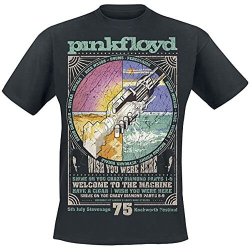 Pink Floyd Wish T-shirt zwart 3XL 100% katoen Band merch, Bands, Duurzaamheid