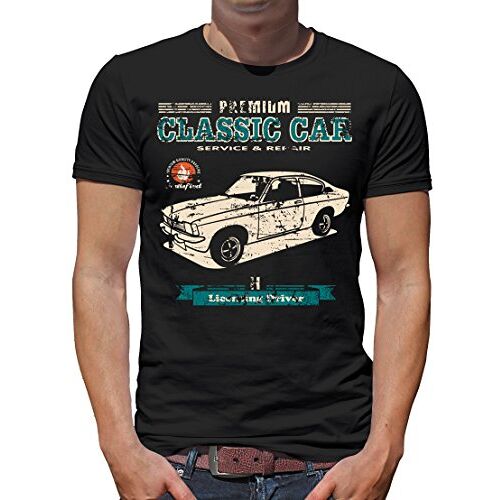 TShirt-People Kadett C Coupe T-shirt voor heren, zwart, L