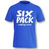 Luckja Sixpack Coming Soon T-shirt voor heren