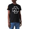 Rammstein Logo Tee T-shirt voor heren, Zwart, S