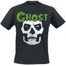 Ghost Skull T-shirt zwart S 100% katoen Band merch, Bands, Duurzaamheid