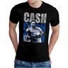 OM3 ® Cash-Cash-Cash T-shirt   Heren   Country Music Johnny Vintage   S 5XL, zwart, XXL