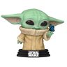 POP Funko Knal! Star Wars: The Mandalorian The Child Grogu met Butterfly 468 Exclusive Wackelkopf