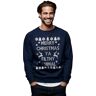 Generic Nexgen Clothing Filthy Animals Christmas sweatshirt hilarisch feestelijk! Grappig sweatshirt, unisex bedrukt ontwerp. Verspreid de vakantie juichen, je smerig dier! Ho ho hilarisch!, marineblauw, L