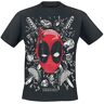 Deadpool Weird World T-shirt zwart M 100% katoen Fan merch, Film, Marvel