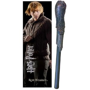 The Noble Collection Ron Weasley Toverstok & Boekenlegger 23Cm