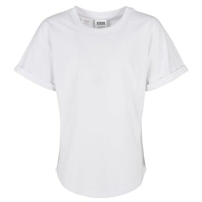 Urban Classics Jongens Long Shaped Turnup Tee jongens T-Shirt Urban Classics Jongens Long Shaped Turnup Tee jongens T-Shirt