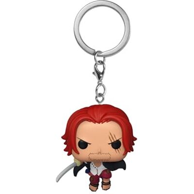 Funko POP! Sleutelhanger: Een Stuk Shanks Novelty Sleutelhanger Verzamelbare Mini Figuur Kous Filler Cadeau-Idee Officiële Merchandise Rugzak Decor Funko POP! Sleutelhanger: Een Stuk Shanks Novelty Sleutelhanger Verzamelbare Mini Figuur Kous Filler Cadeau-Idee Officiële Merchandise Rugzak Decor