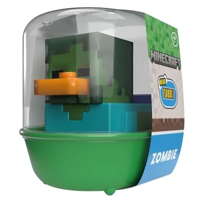 TUBBZ Mini: Minecraft Zombie Cosplaying Rubber Eend Vinyl Figuur TUBBZ Mini: Minecraft Zombie Cosplaying Rubber Eend Vinyl Figuur