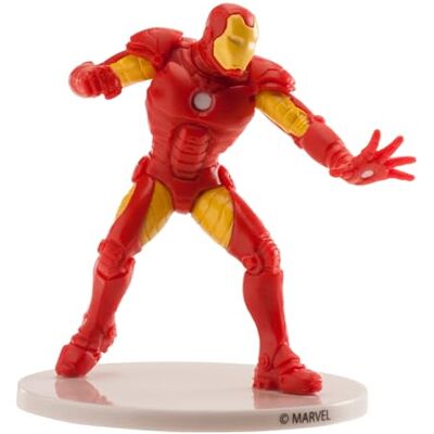 dekora Cake Topper taartdecoratie Iron Man Marvel The Avengers van pvc, 347153, rood, één maat dekora Cake Topper taartdecoratie Iron Man Marvel The Avengers van pvc, 347153, rood, één maat