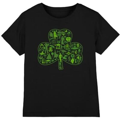 STAR WARS mandarin creative ltd Jongens St Patrick's Day Clover Icons Uni Kids T-shirt, zwart, 9-10 jaar, zwart, 9-10 Jaar STAR WARS mandarin creative ltd Jongens St Patrick's Day Clover Icons Uni Kids T-shirt, zwart, 9-10 jaar, zwart, 9-10 Jaar